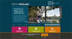 Desktop Screenshot of mesto-frydlant.cz